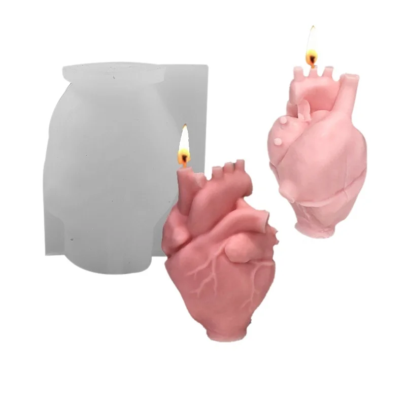 Candle Making Kit - DIY человеческое сердце силиконовые формы для