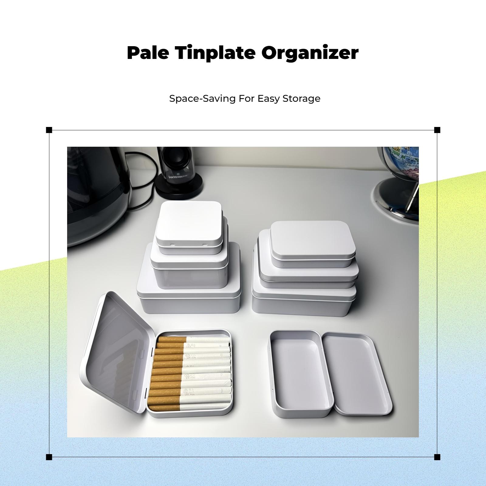 Tin Container Lid - Металлическая коробка для хранения крема с