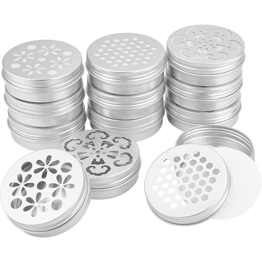 Tin Container Lid - Алюминиевые банки на 2 унции, 12