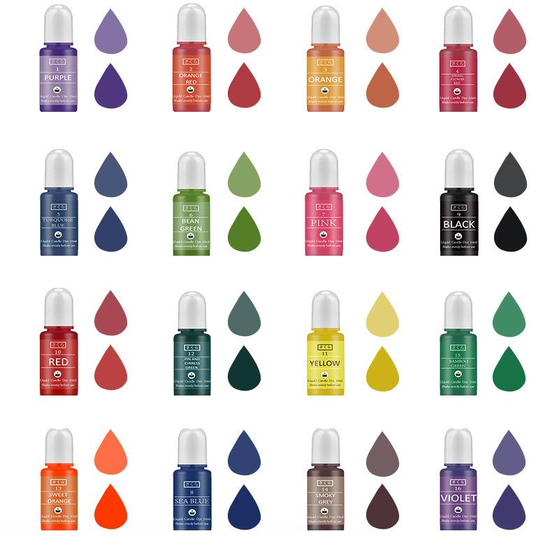 10 мл/бутылка, воск для свечей – обзор и цена Candle Dye Chip
