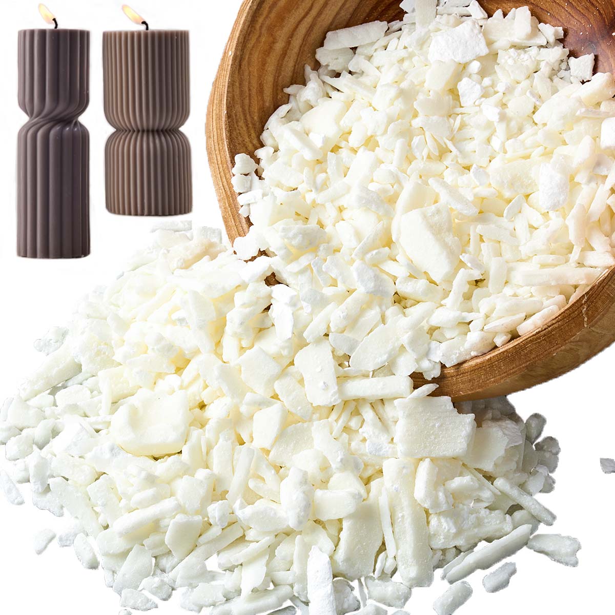 1 фунт чистого белого соевого  – обзор и цена Candle Making Material