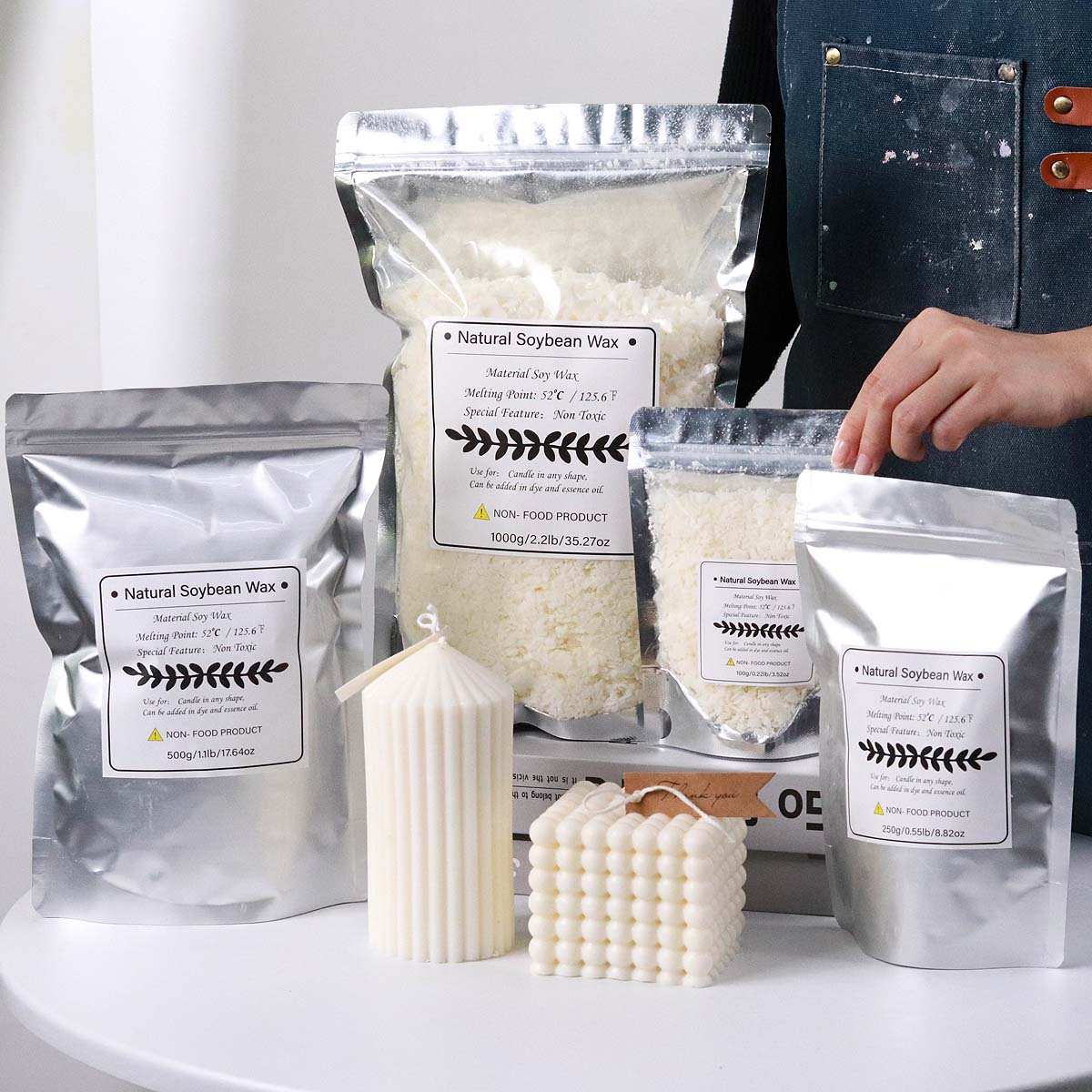 100/250/500/1000 г натуральный – обзор и цена Candle Making Material