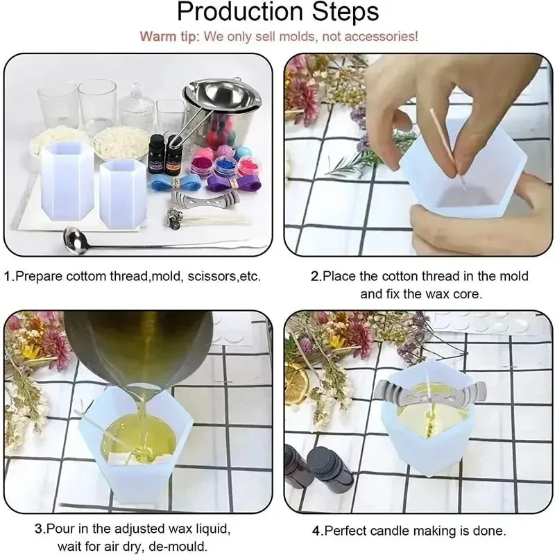 Новая силиконовая форма-цилинд – обзор и цена Candle Making Gel Wax