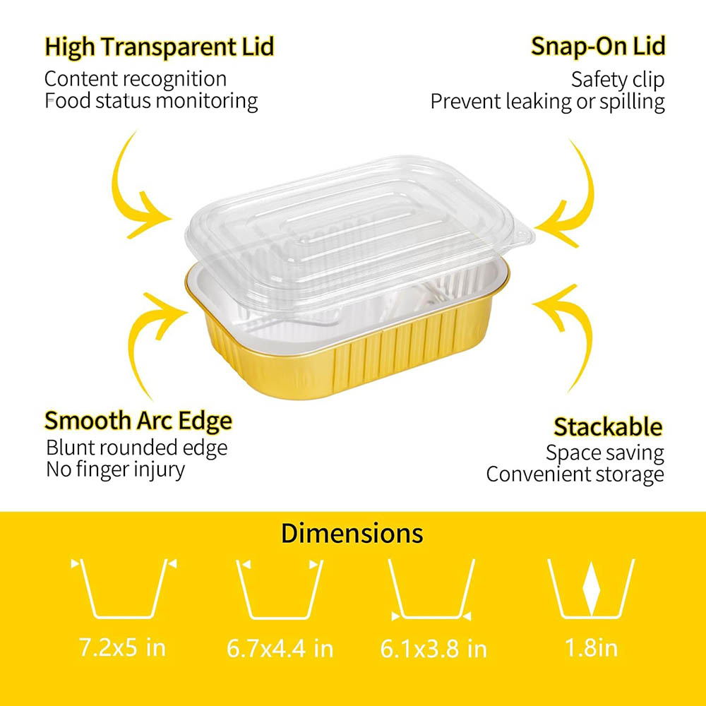 Маленькие алюминиевые формы с  – обзор и цена Tin Container Lid