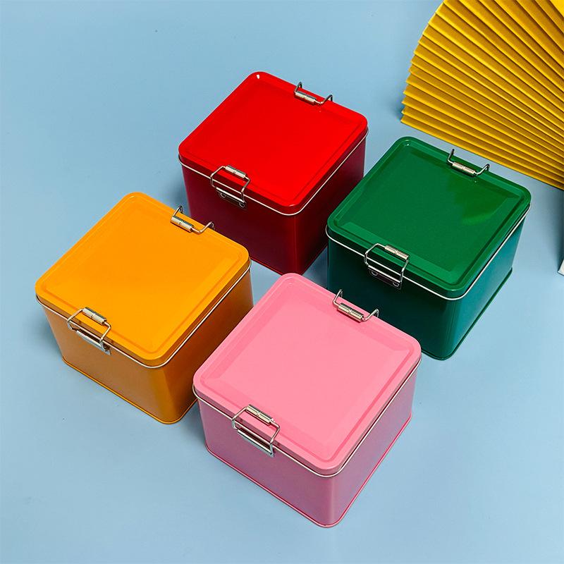 Квадратная жестяная коробка дл – обзор и цена Tin Container Lid