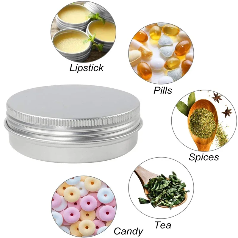 Набор из 10 пустых круглых алю – обзор и цена Tin Container Lid